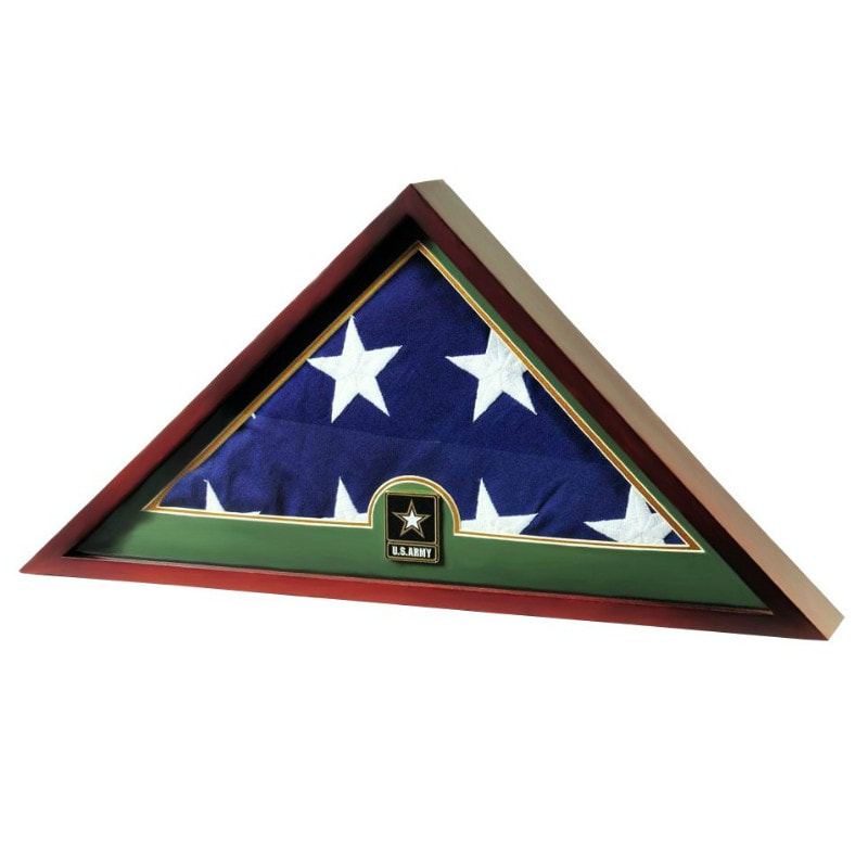 Anchor Floral United States GO ARMY Memorial Military Honor Flag Case PRICE $75.00
